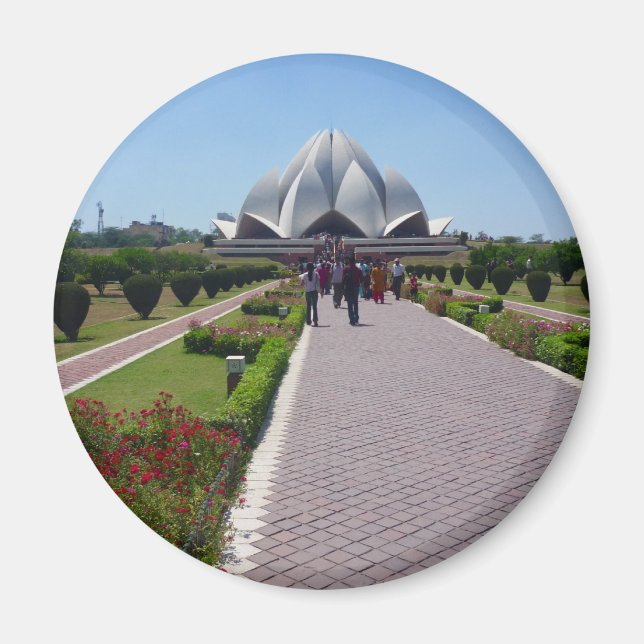 lotus temple väg magnet (Framsidan)
