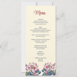 Lotus Tibetan Art Stil Bröllop Inbjudningar