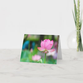 Lotus Tillfällen Notecard Tack Kort