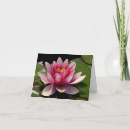 Lotus Tillfällen Notecard Tack Kort