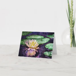 Lotus Tillfällen Notecard Tack Kort