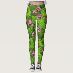 Lotus trädgård leggings