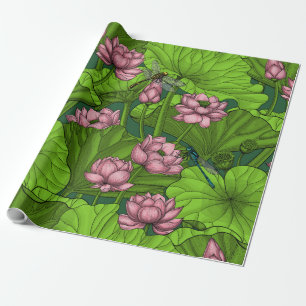 Lotus trädgård presentpapper