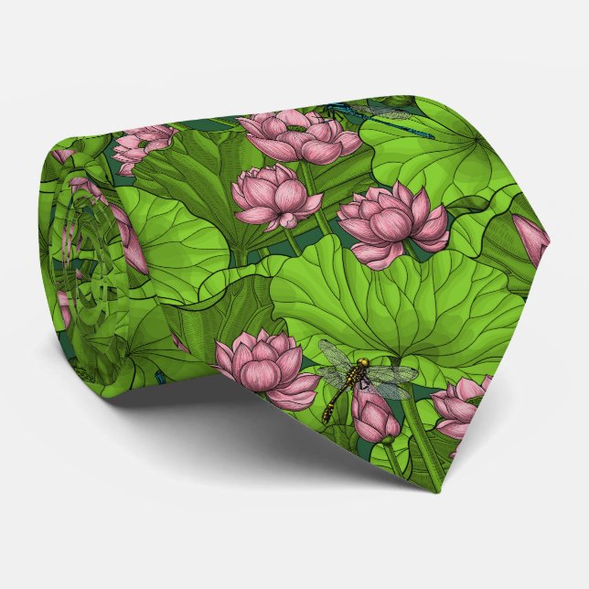 Lotus trädgård slips (Rullad)