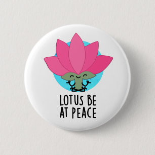 Lotus Var I Fredlig Rolig Växtskämt Knapp