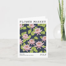 Lotus Vatten Lily Birtud Flower Market, juli födel