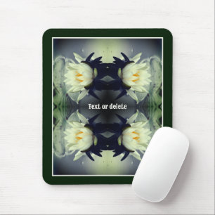 Lotus Vatten Lily Flower Abstrakt Art Personlig Musmatta