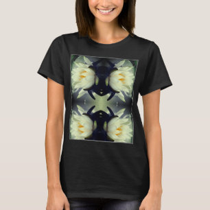 Lotus Vatten Lily Flower Abstrakt Art T Shirt