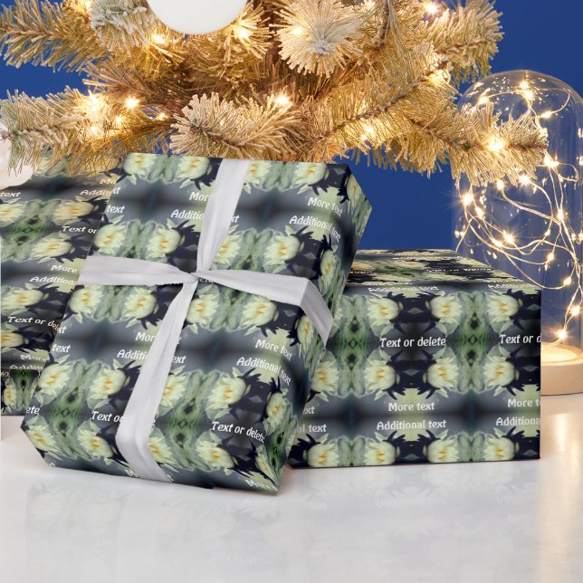 Lotus Vatten Lily Flower Abstrakt Personlig Presentpapper (Helgdagar)