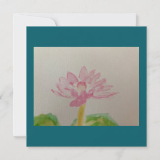 Lotus! Vattenfärg/kort Kort