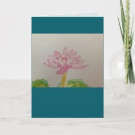 Lotus! Vattenfärg/kort Kort