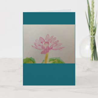 Lotus! Vattenfärg/kort Kort