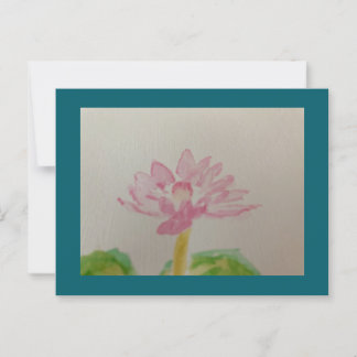 Lotus! Vattenfärg/kort Vykort