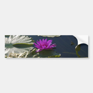 Lotus Waterlily Bumper Sticker Bildekal