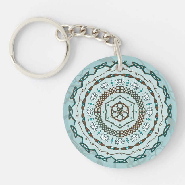 Lotus Weave Acrylic Keychain (Framsidan)