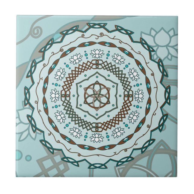 Lotus Weave Tile Kakelplatta (Framsidan)