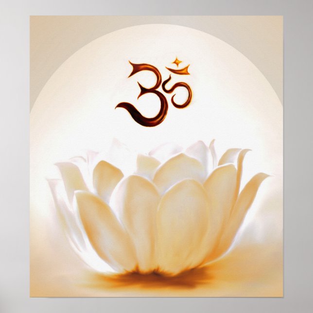 Lotus with Om Poster (Framsidan)