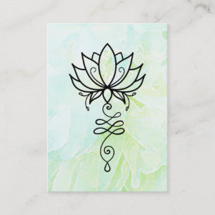 *~* Lotus Yoga Nirvana Helig Geometry Blommigt Visitkort