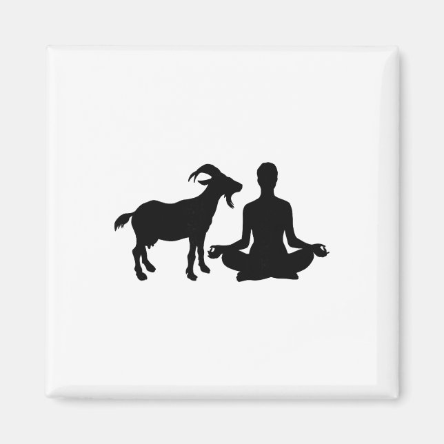 Lotus yogaställning getyoga  magnet (Framsidan)