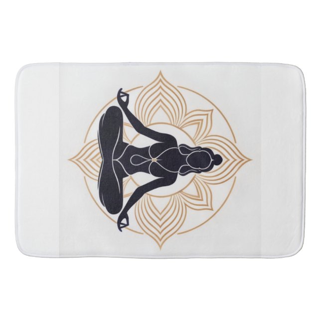 Lotus Zen Bath Mat Badrumsmatta (Framsidan)