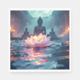 LOTUS - ZEN BUDDHISM PAPPERSSERVETT