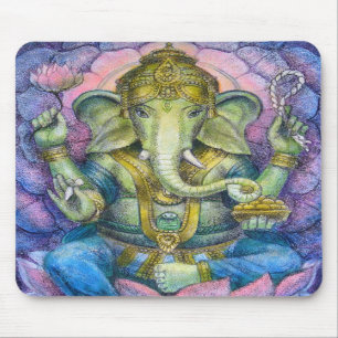 Lotusblomma Ganesha Mousepad Musmatta