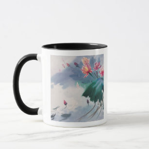 Lotusblomma i damm mugg