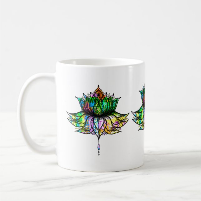 Lotusblomma Kaffemugg (Vänster)