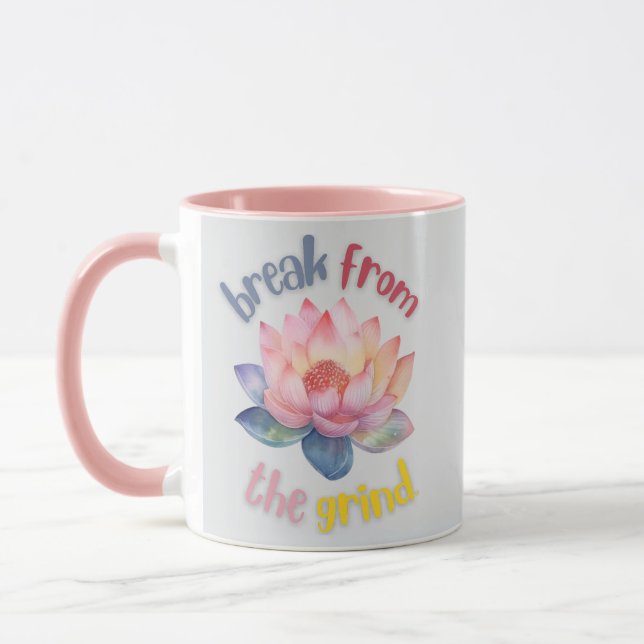 Lotusblomma Kaffemugg (Vänster)