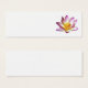 lotusblomma litet visitkort (Framsida & baksida)
