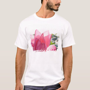 Lotusblomma [Nelumbo speciosum] i full blomning T-shirt