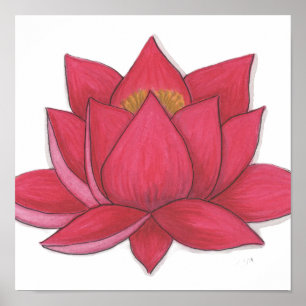 Lotusblomma Poster