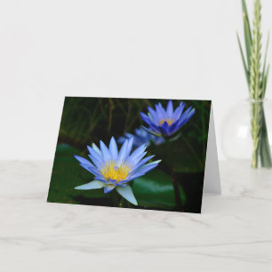 Lotusblommablomma och menande helgkort