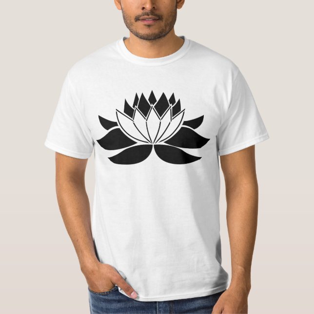 Lotusblommablomma T Shirt (Framsida)