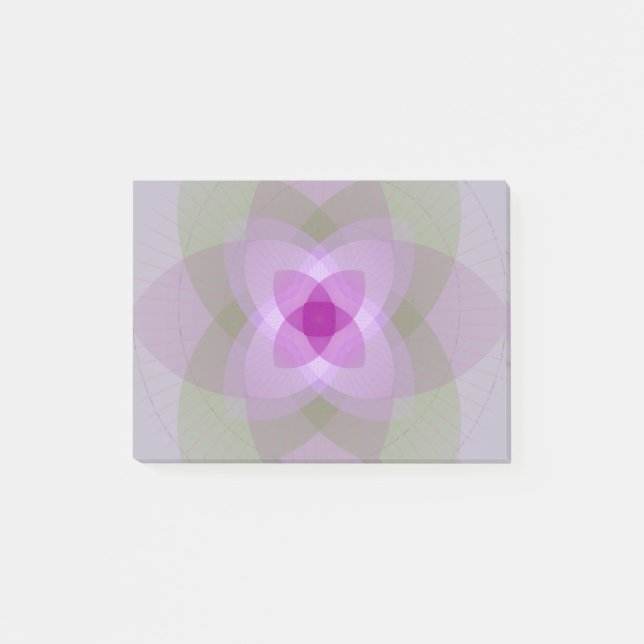 LOTUSBLOMMABLOMMAN TÄNDER POST-IT BLOCK (Framsida)