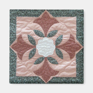 Lotusblommablommartäcke Magnet