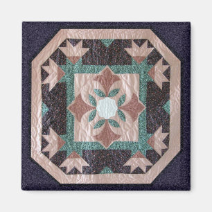 Lotusblommablommartäcke Magnet