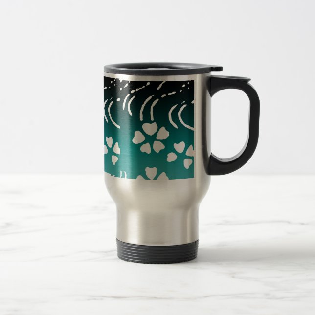 Lotusblommablommatravel mug vid Janz Resemugg (Höger)