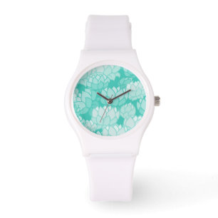 Lotusblommamönster 2 armbandsur