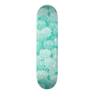 Lotusblommamönster 2 skateboard bräda 20 cm