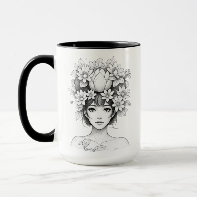 Lotusblomman Mö Mugg (Vänster)