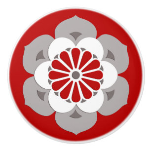 Lotusblommar blommar mandalaen, mörk - som är röd knopp