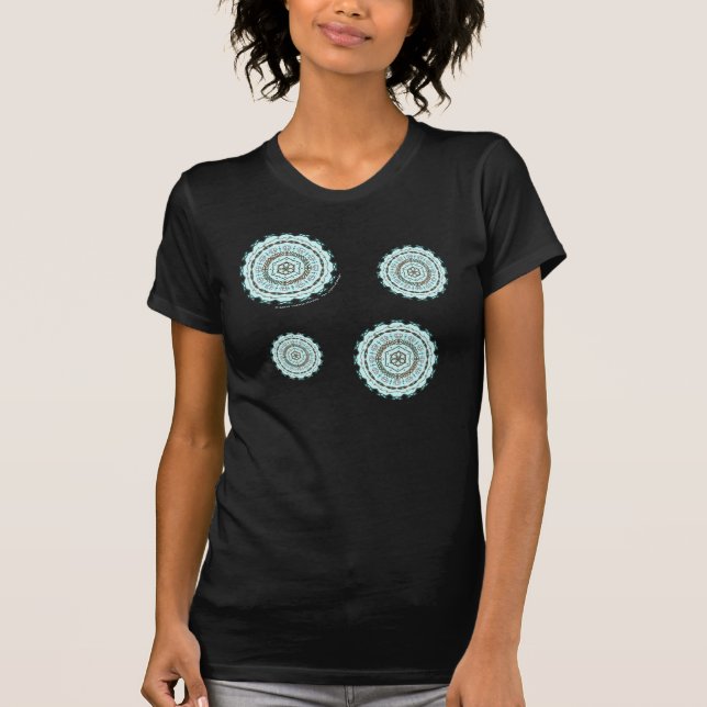 Lotusfläta Dam Dark Shirt T-shirt (Framsida)
