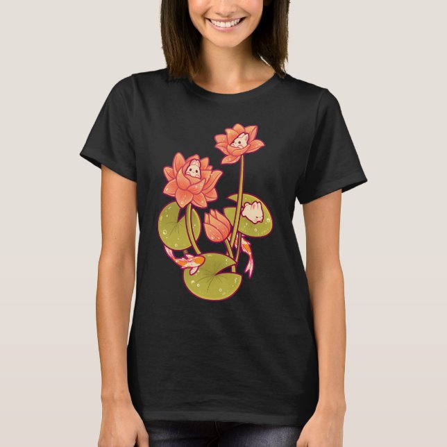 Lotuskaniner T Shirt (Framsida)