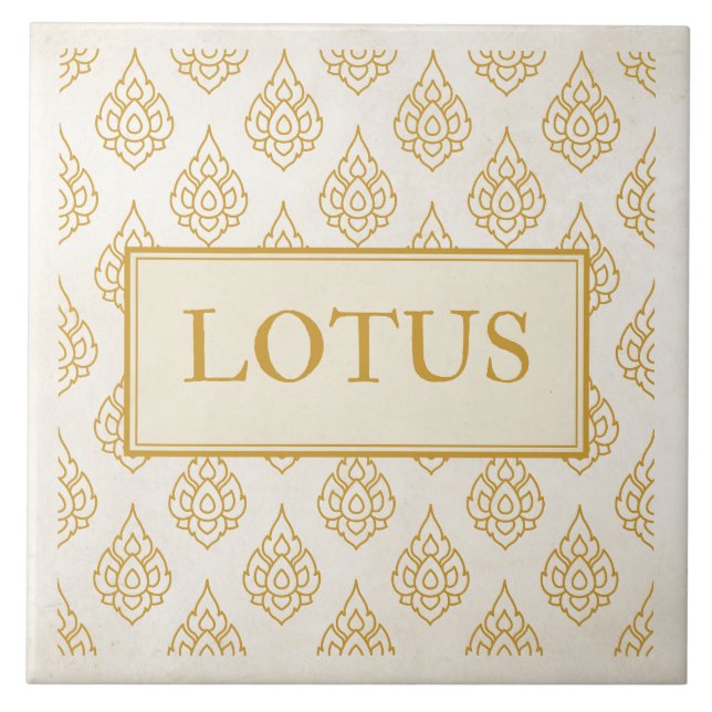 Lotusplatta Kakelplatta (Framsidan)