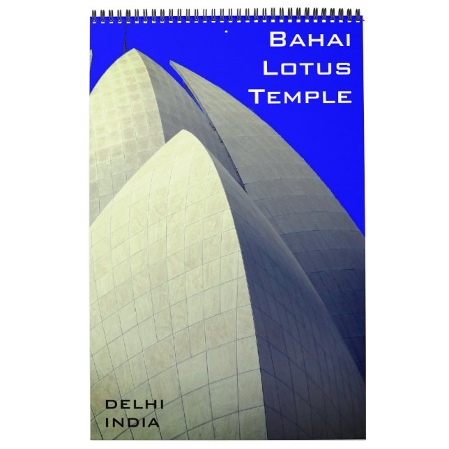 lotustempel Delhi Kalender (Omslag)
