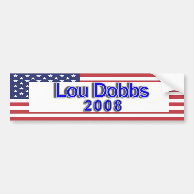 Lou Dobbs 2008 Bildekal (Framsidan)