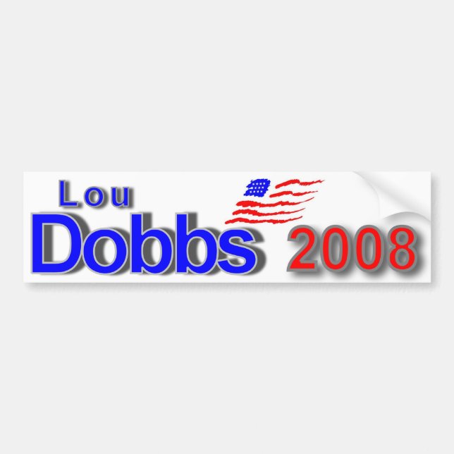 Lou Dobbs 2008 Bildekal (Framsidan)