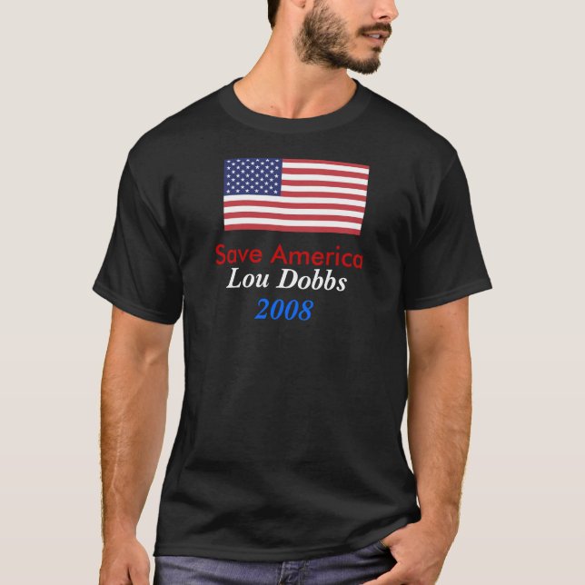 Lou Dobbs 2008 Tee (Framsida)