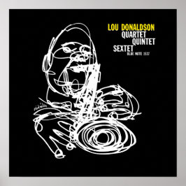 Lou Donaldson Jazz Vintage Poster
